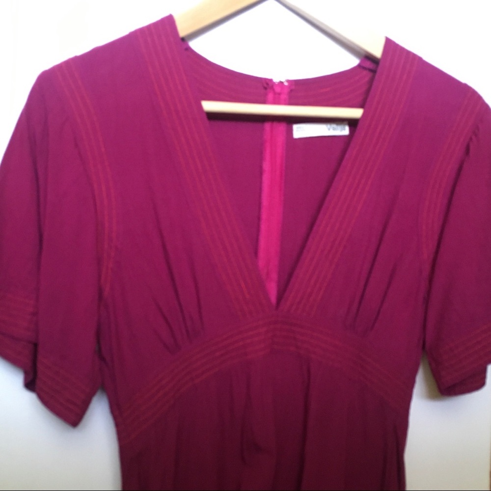Valija Boho Magenta Pink Party Dress - Picture 5 of 6